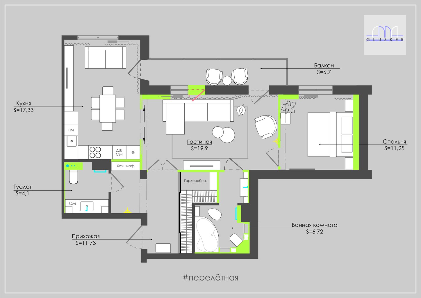 Автор дизайнер АННА ГЛУСКЕР