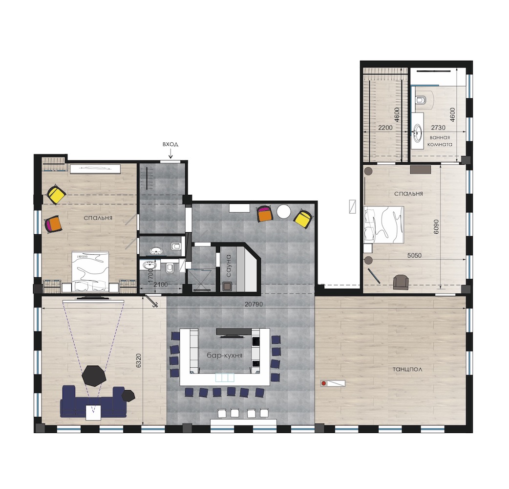 Автор дизайн-студия ИНТЕРЬЕР-WEST, руководитель Андрей Андреевский